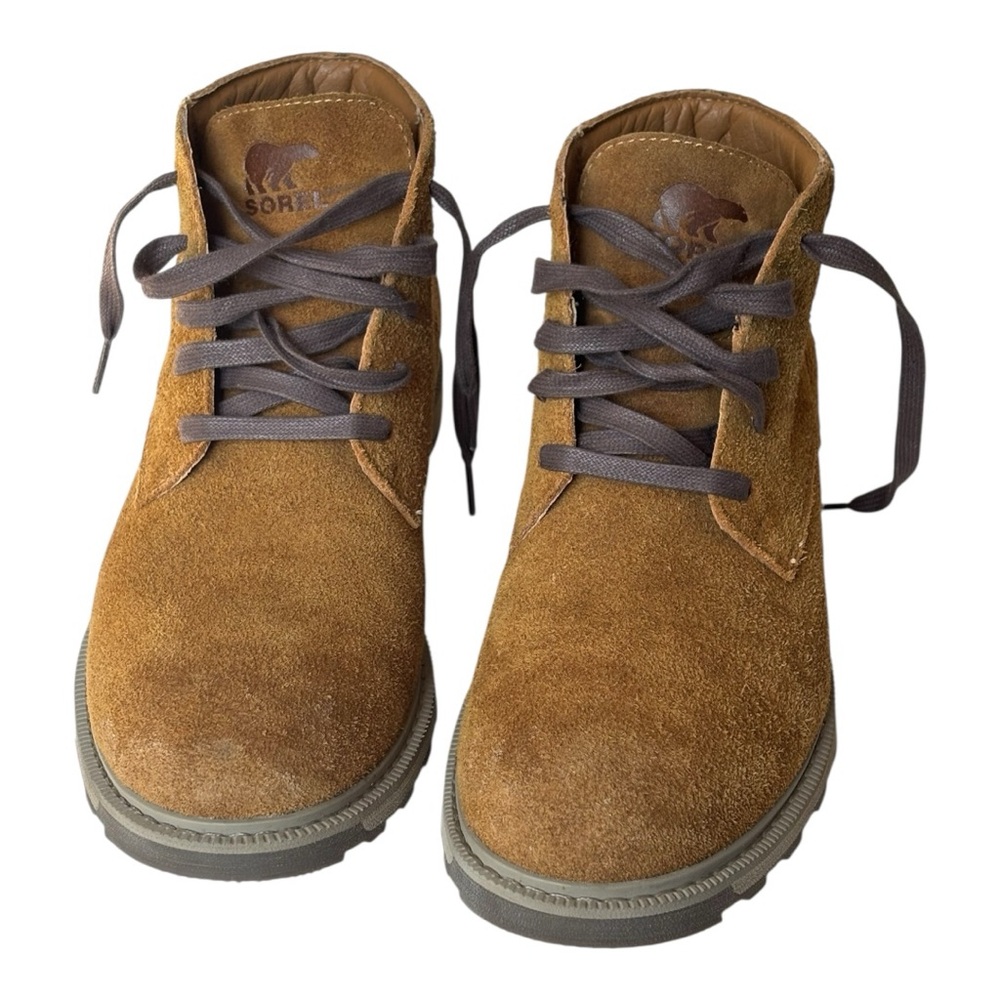 Sorel men’s waterproof chukka Madson II suede boot chestnut | size 8.5 - Picture 2 of 16